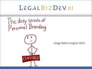 personale branding advocatuur jonge balie profileren