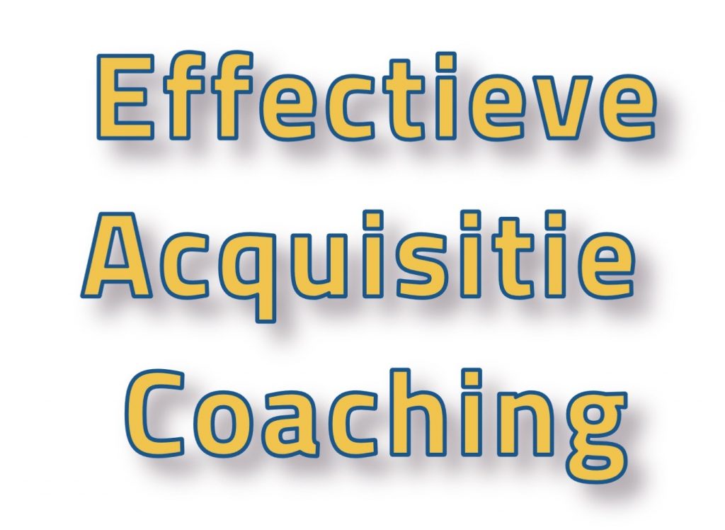effectieve acquisitie coaching pragmatisch