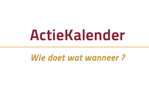 sjabloon template voor actiekalender wie doet wat wanneer